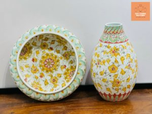 BÁT THẢ HOA HỌA TIẾT HOA VÀNG