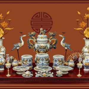 ĐỒ THỜ MEN RẠN BÁT TRÀNG VIỆT NAM