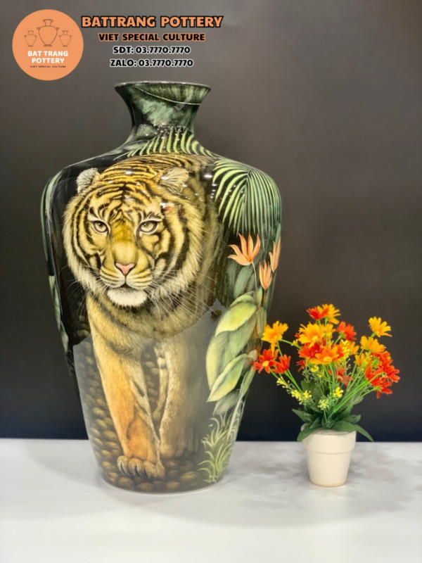 BÌNH HOA VẼ 3D 3