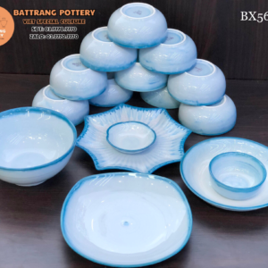 MẪU CHÉN ĐĨA HỎA BIẾN XANH 4