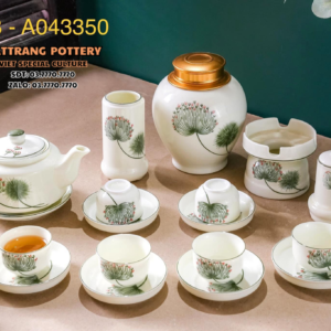 BỘ ẤM TRÀ HỌA TIẾT BỒ CÔNG ANH