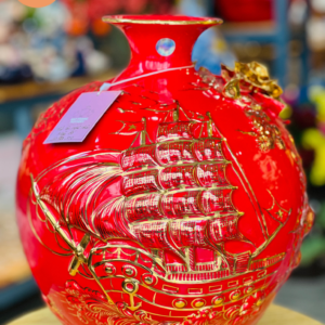 BÌNH HÚT LỘC VẼ VÀNG THUẬN BUỒM XUÔI GIÓ ĐỎ