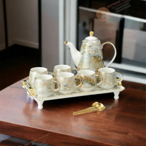 BỘ TRÀ MEN LOANG NÂU