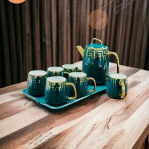 BỘ ẤM CHÉN XANH LỤC BẢO 2